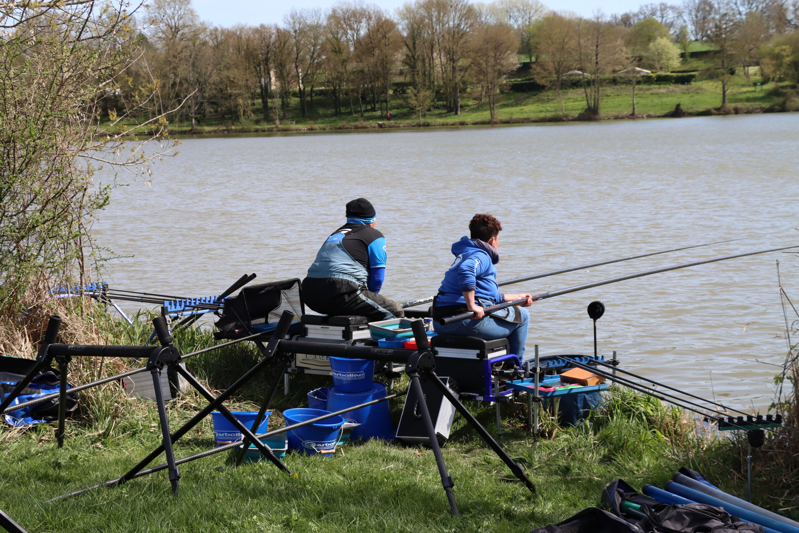 Pêche au lac de Rillé, brochet carpe sandre